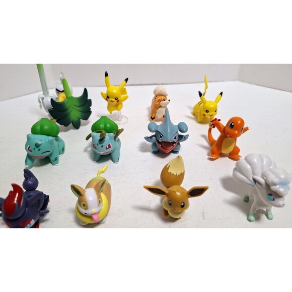 WICKED COOL TOYS WCT POKEMON LARGE 17 CT ACTION FIGURE PVC LOT PIKACHU ALOLAN - Picture 5 of 6